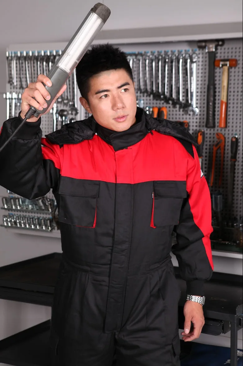 Winter working clothing outdoors thermal protection uniforms mens cotton wadded padded safety clothing thick warm work wear