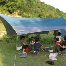 Наружный тент, тент для автомобиля, Солнцезащитный навес, ультрафиолетовое покрытие, серебряное покрытие, укрытие, кемпинг, туризм, защита от дождя, водонепроницаемые комплекты