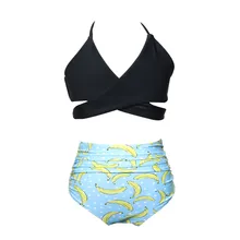 Одежда для новорожденных, детский купальный костюм из 2 предметов для детей ясельного возраста для девочек пляжное Высокая талия купальный костюм для девочек, ванный комплект, набор бикини, купальник со дропшиппинг