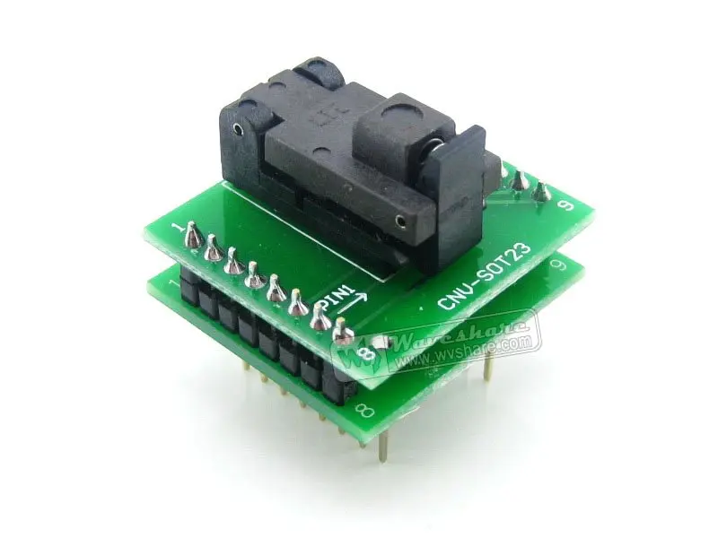 Sot6 To Dip6 (b) # 0.95mm Pitch Ic Programming Socket Adapter - Demo ...