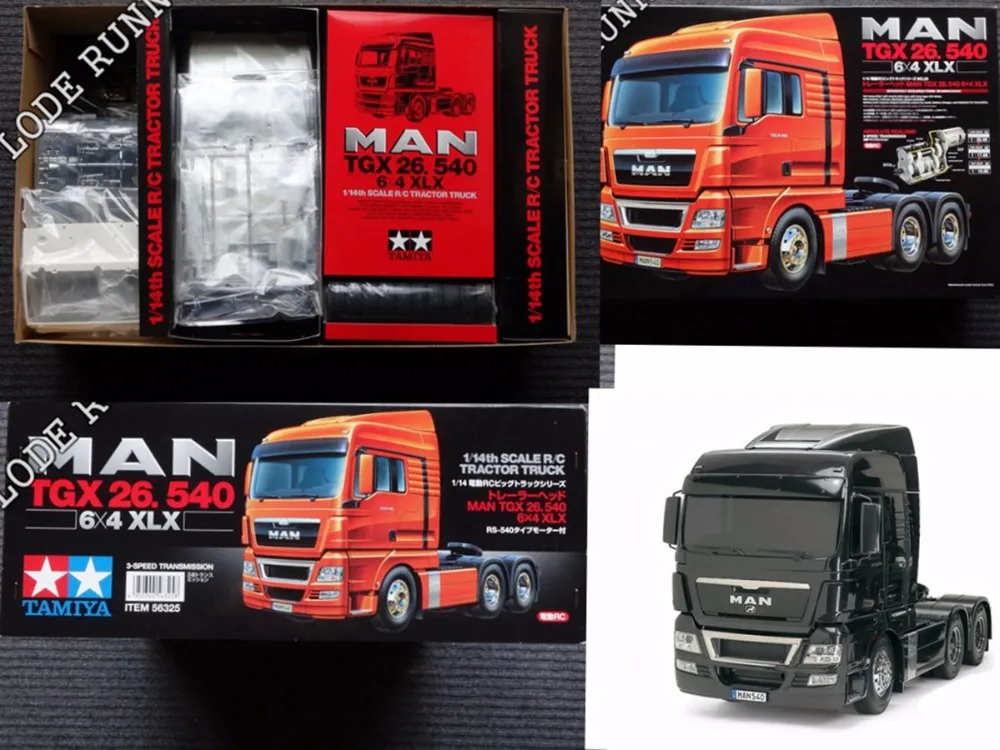 Тамия #56325 1/14 R/C RC MAN TGX 26 540 6X4 XLX комплект для тракторов и грузовиков|Детали
