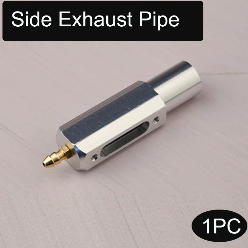 

1pc Metal Side Exhaust Pipe DIY Toys Boat Flank Escape with Copper Nozzle Spare Parts for RC Ship Model