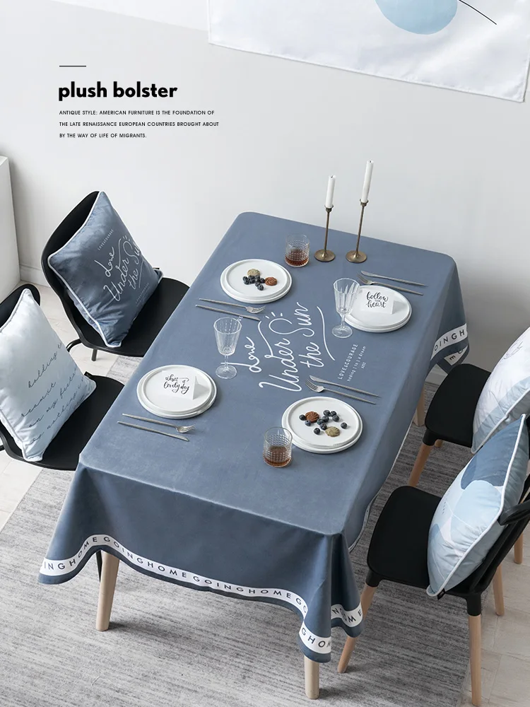 

Nordic modern table cloth round tablecloth rectangular custom coffee table cloth tablecloth