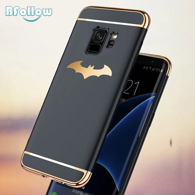 Жесткий чехол BFOLLOW Batman для Samsung Galaxy S9/S9 Plus/Note 8 Note 9/S8/S8 Plus 3 в 1 чехол-накладка |