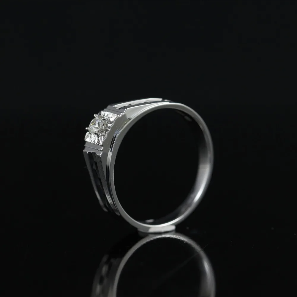 1.79 CT Ovale Noir Saphir Diamant Noir Argent sterling 925 Bague Homme