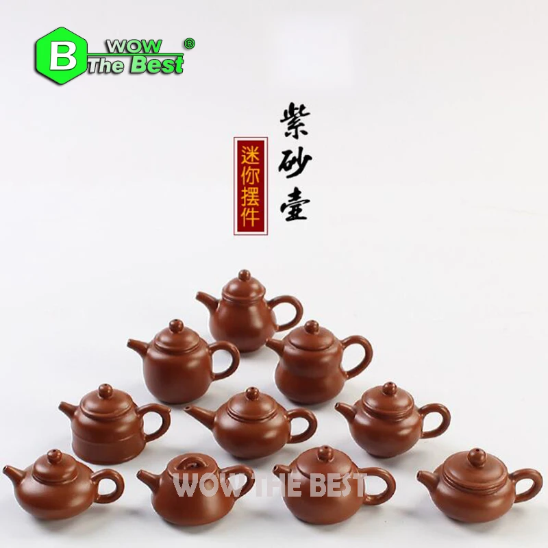 

1piece Mini Teapot, Antique Purple Clay teapot Stone Scoop Pot Pocket Small Capacity teapot, Tea pet Tea play Decoration