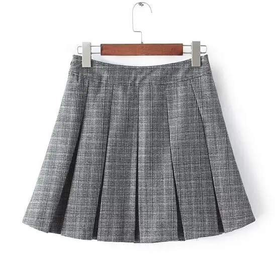 Pleated houndstooth skirt Clearance