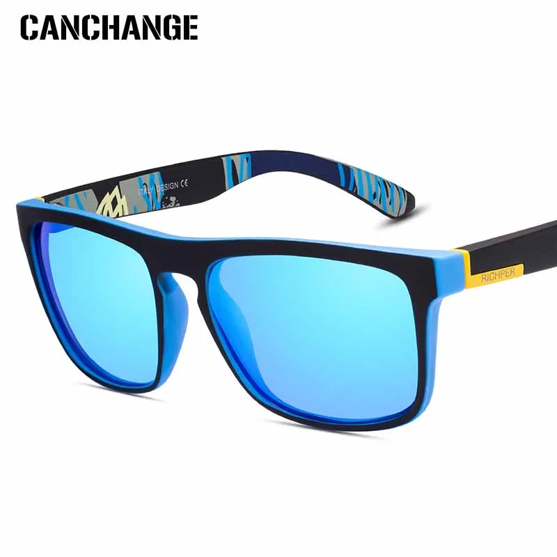 

CANCHANGE Fashion Classic Men Women Polarized Sunglasses Driving Sunshade Square Sun Glasses Brand Design UV400 Gafas De Sol