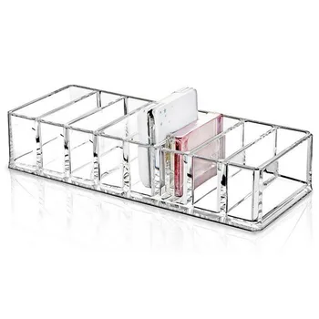 

New High-grade Acrylic Transparent Storage Box Lipstick Lipstick Desktop Eye Shadow Makeup Cosmetics Storage Box 21.5*8.7*4.5CM