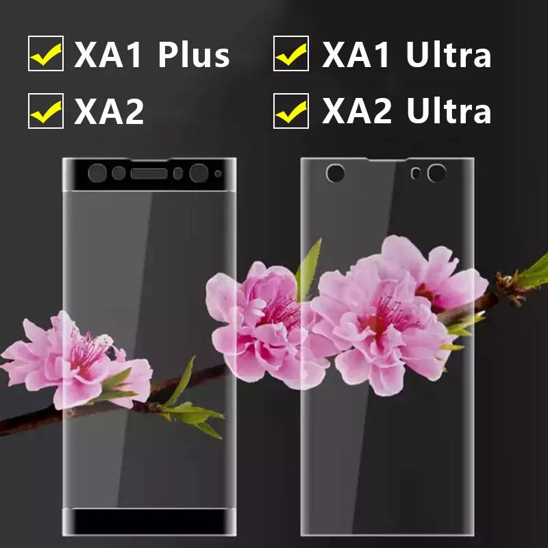 Стекло для sony Xperia Xa2 стекло Xa1 Plus ультра закаленное стекло на X A Xa 1 2 Xa1plus Xa1ultra Защитная пленка для экрана 3D