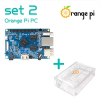 Orange Pi PC SET2 : Orange Pi PC+ Transparent ABS Case Supported Android, Ubuntu, Debian