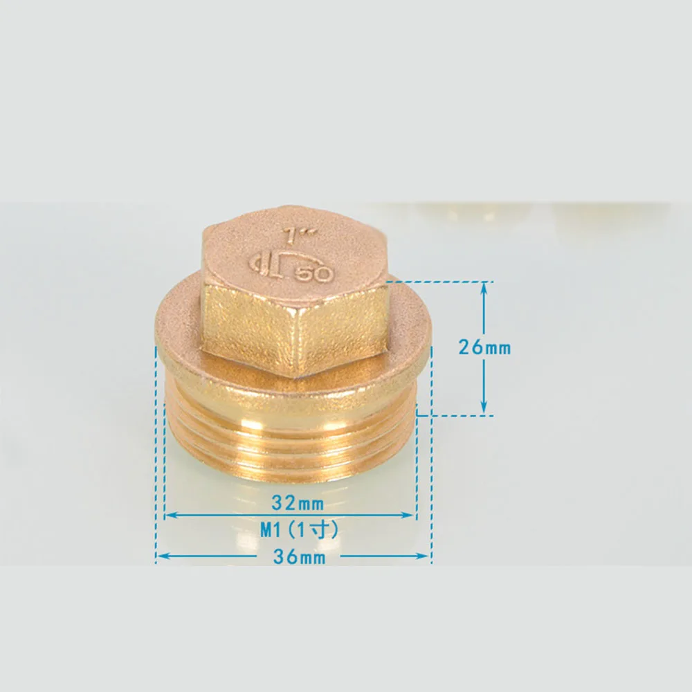 Brass cap plug-1