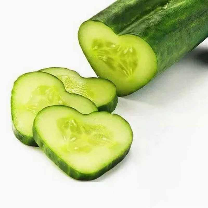 

Love Heart Shaped Cucumber Mold Creative Household Mold For Children DIY Melons Fruits Handmade Kitchen Salad Tool