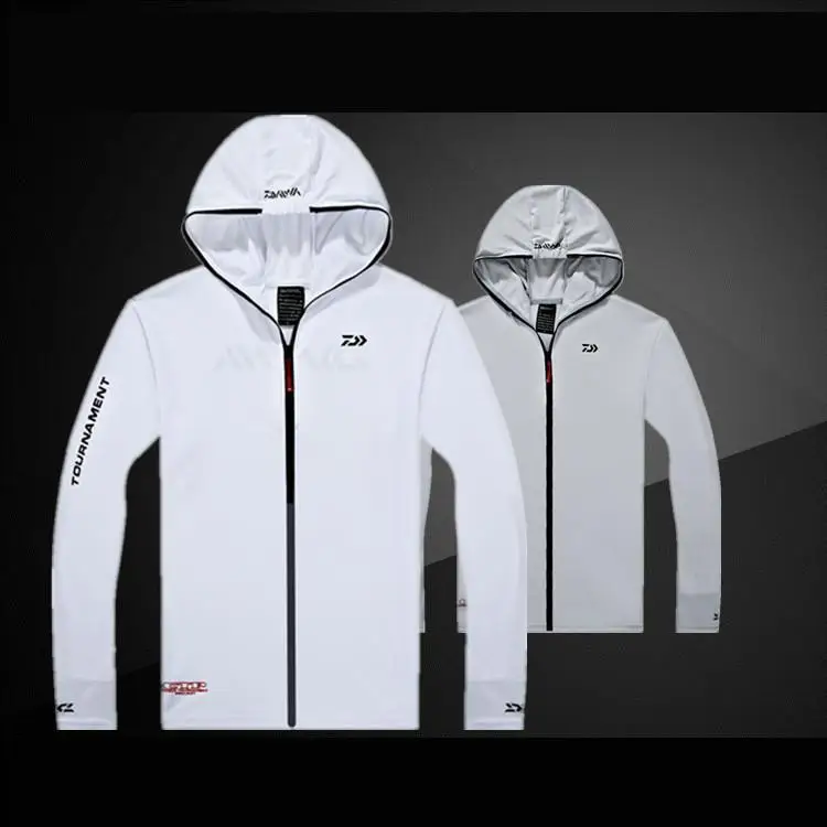 

2017 New Shirts Fishing Clothing Breathable Sunscreen Shirt Men Quick Drying Solid Color Long Sleeve Hooded Fishing Shirts SS010
