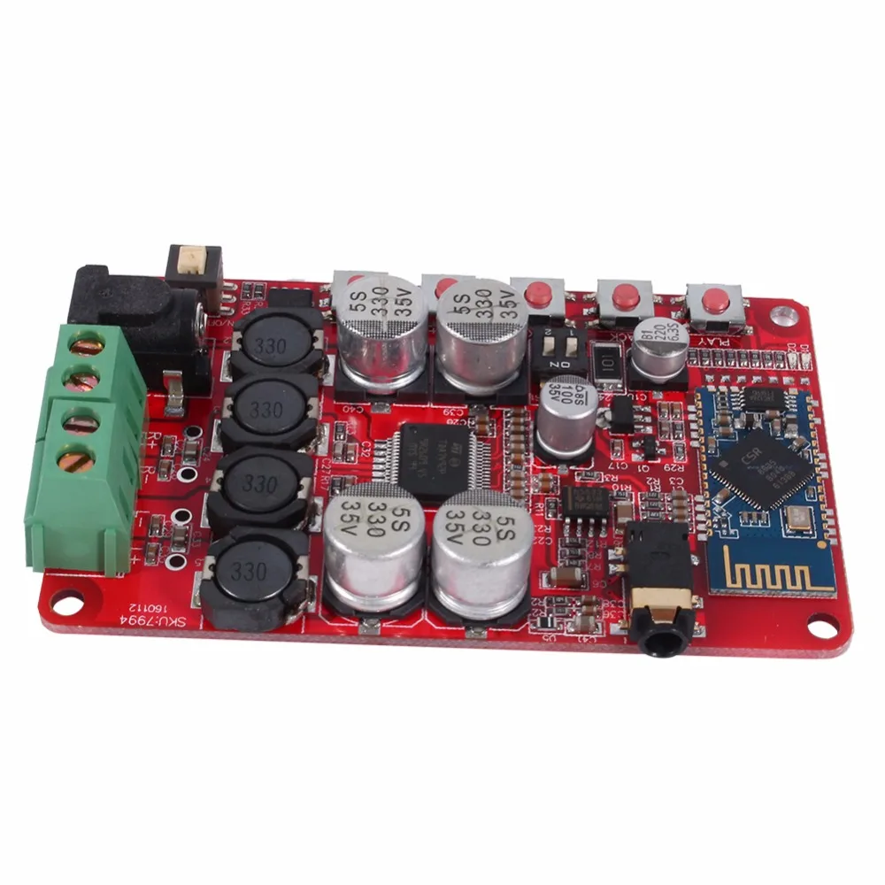 

TDA7492P Wireless Bluetooth 4.0 Audio Receiver Power Amplifier Board Module