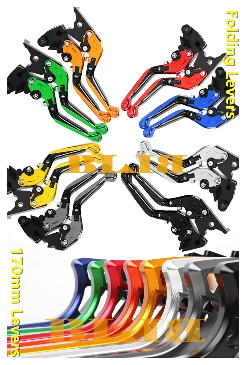 Adjustable Long Folding Clutch Brake Levers For KAWASAKI ZX1400