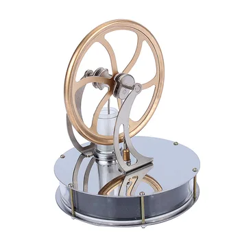 

Low Temperature Stirling Engine Heat Education Gift Toy Kit Heat Steam Education Toy Science Experiment Kit 180-200 RPM