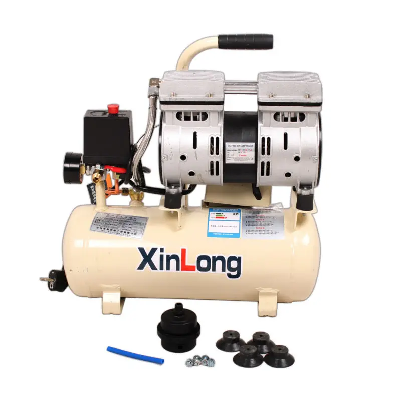 

Air Compressor Quiet Oil Free 550W 1380r/min 8L For Autoclave Bubble Remove Machine And OCA Vacuum Laminating Machine