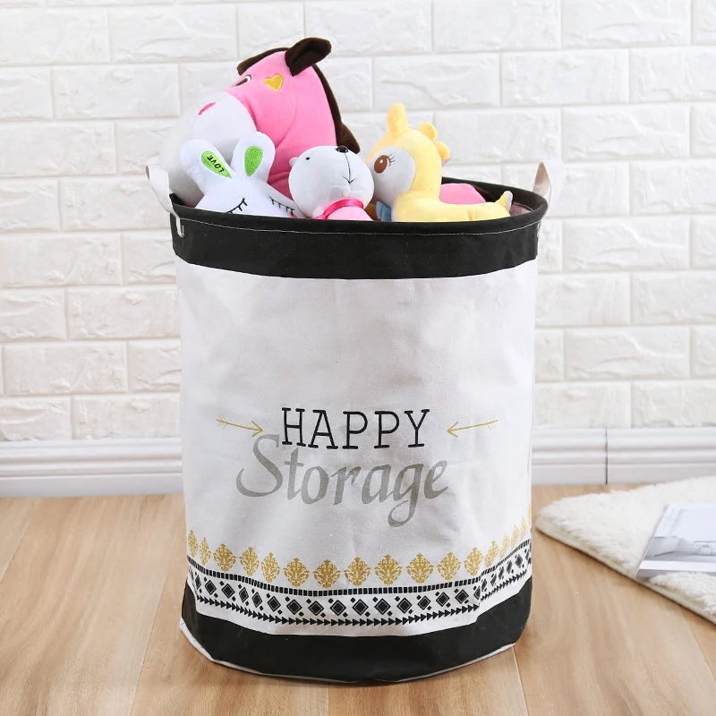 

Large Folding Laundry Basket Dirty Clothes Storage Basket For Toy Necktie Socks Creative Fabric Washing Organizer Clothes Box