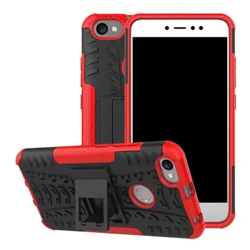 

10pcs/lot PC+TPU 2 in 1 Hybrid Combo Armor Rugged Stand Case for Xiaomi Mi5X Mi 5X / redmi Note 5A