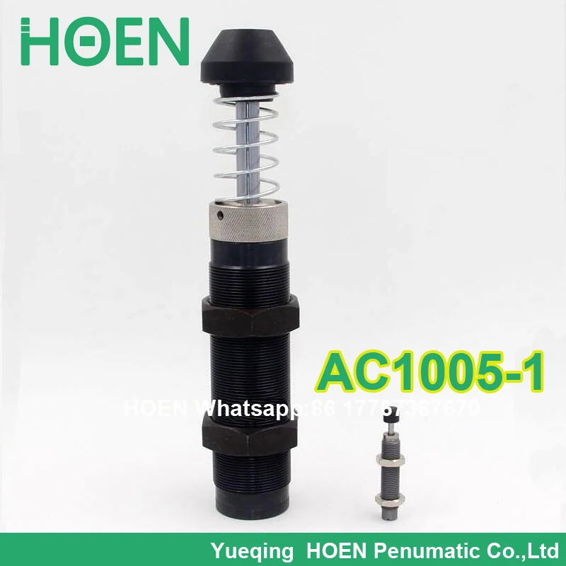 

AC1005-1 Pneumatic Cylinder Shock Absorber AC 1005-1 High speed AC series OD thread size 10mm stroke 5mm Specifications M10*1.0