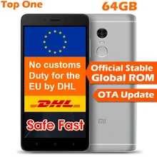 Original Xiaomi Redmi Note 4 MTK Helio X 20 Deca Core 3GB RAM 64GB ROM Mobile Phone 5.5" 1920x1080 13MP Metal Body Fingerprint(China (Mainland))