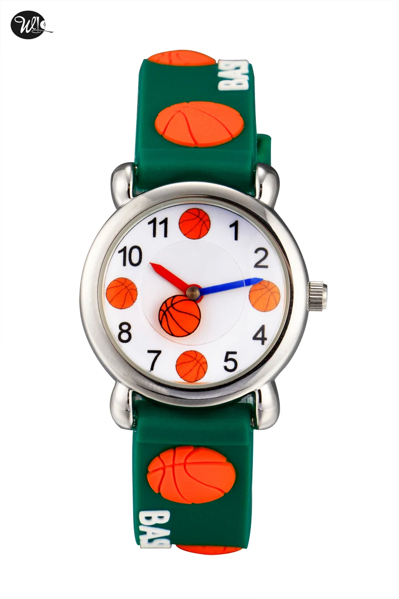 Children's Gift Watch Quartz 3D Strap Cartoon Basketball Watch Pointer Fashion Electronic Waterproof Watch Children's Watch Children's Gift Watch Quartz 3D Strap Cartoon Basketball Watch Pointer Fashion Electronic Waterproof Watch Children's Watch