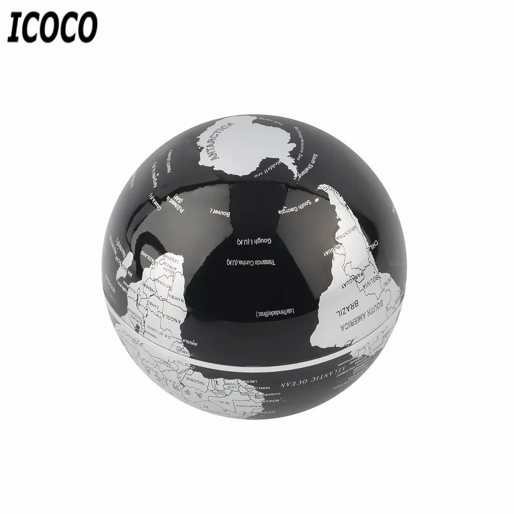 Mapa do Mundo Decoração para Casa Forma Flutuante Globo Levitação Magnética Luz Antigravidade Magnetiva Bola Natal Aniversário c Led 22 Luzes e Iluminação