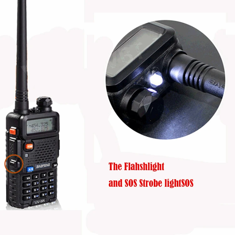 2PCS professional two-way radio ht baofeng uv-5r 2800mah mateur long range walkie  talkie 10 km Hunting ham Radio CB Transmitter AliExpress