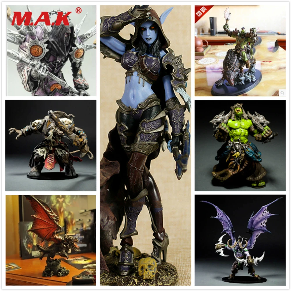 

For Collection PVC Anime Action Figure WOW Sylvanas Windrunner Archery Queen Thief Knight Series for Fans Children Birthday Gift