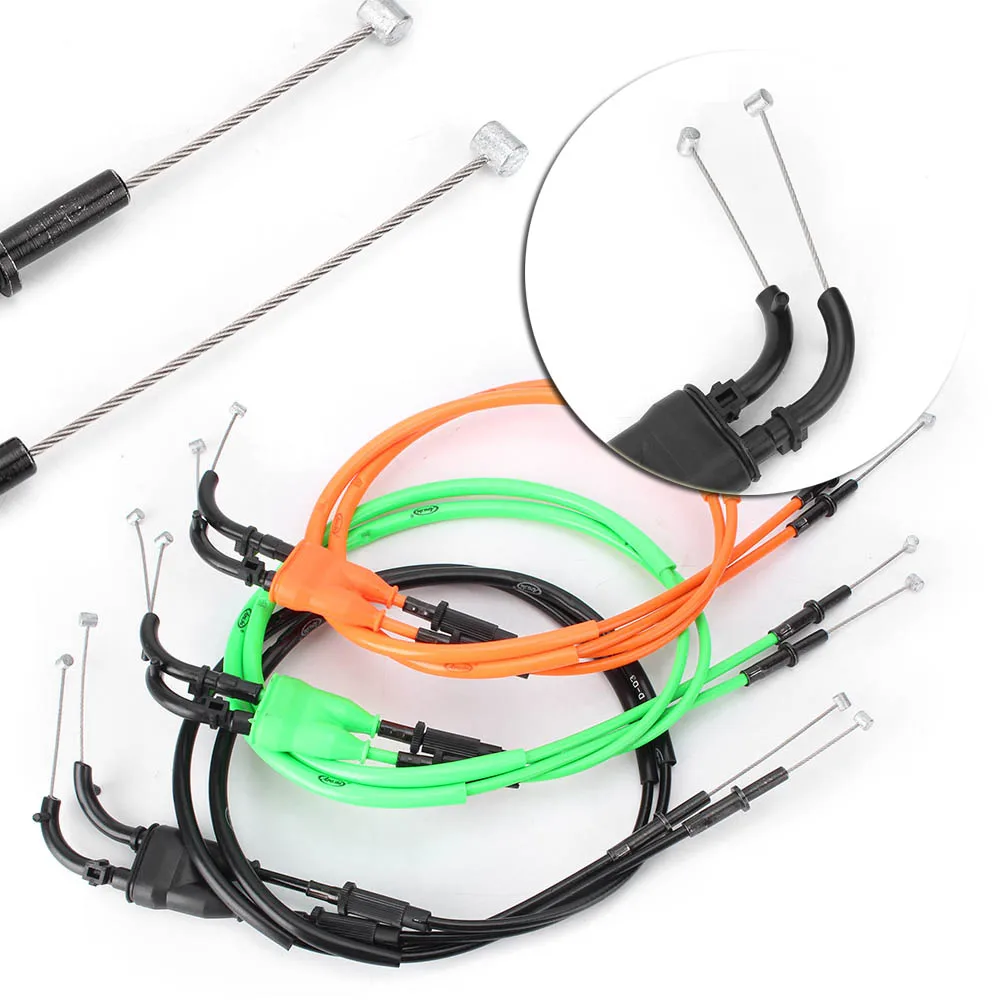 Throttle Cables Accelerator Lines Steel Wires For Kawasaki Ninja ZX6R