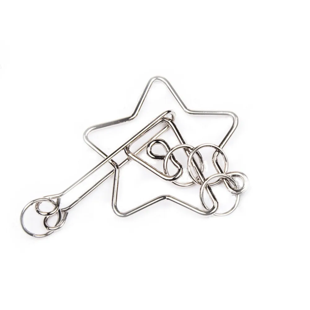 Обучающая металлическая головоломка кольцо Pentacle детская игрушка Развивающие