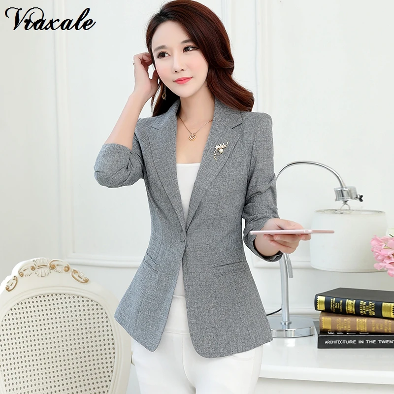 Vraxale 2017 Autumn New Small Suit Lady Short Paragraph