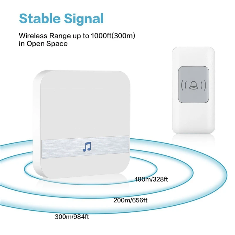 Удаленный Беспроводной дверной звонок 300 м междугородние Automatic Call колокол интеллектуальные электронные Водонепроницаемый колокольчиками умный дом аксессуары электроника для умного дома звонок беспроводной 300м
