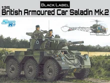 NEW Dragon Black label Series 1 35th Scale British Saladin Mk 2 Kit No 3554