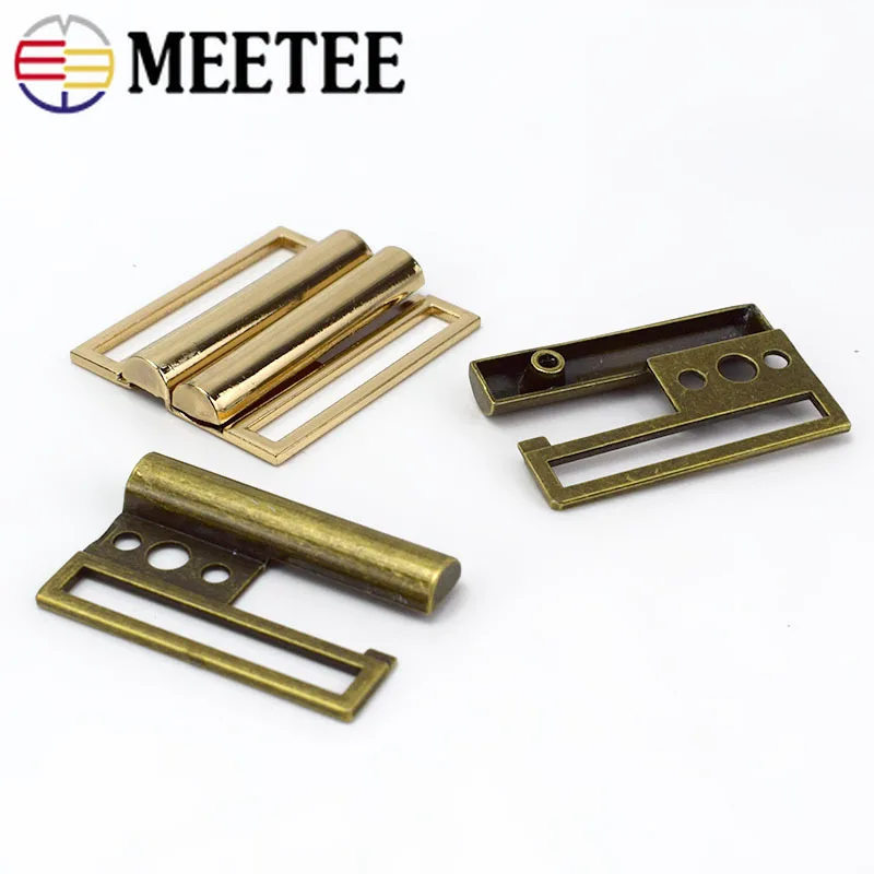 Металлическая застежка для ремня Meetee 40 мм 60 2/4 шт. искусственное пальто пуховик