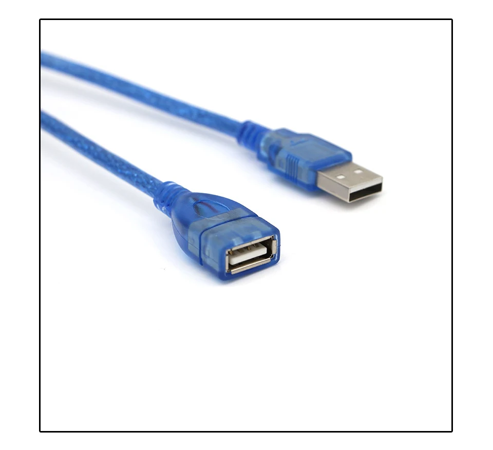 USB Extension Cable USB 2.0 Cable for Smart TV Computer PS4 Xbox One SSD Printer usb 2.0 to Extender Data Cord Male to Female (12)