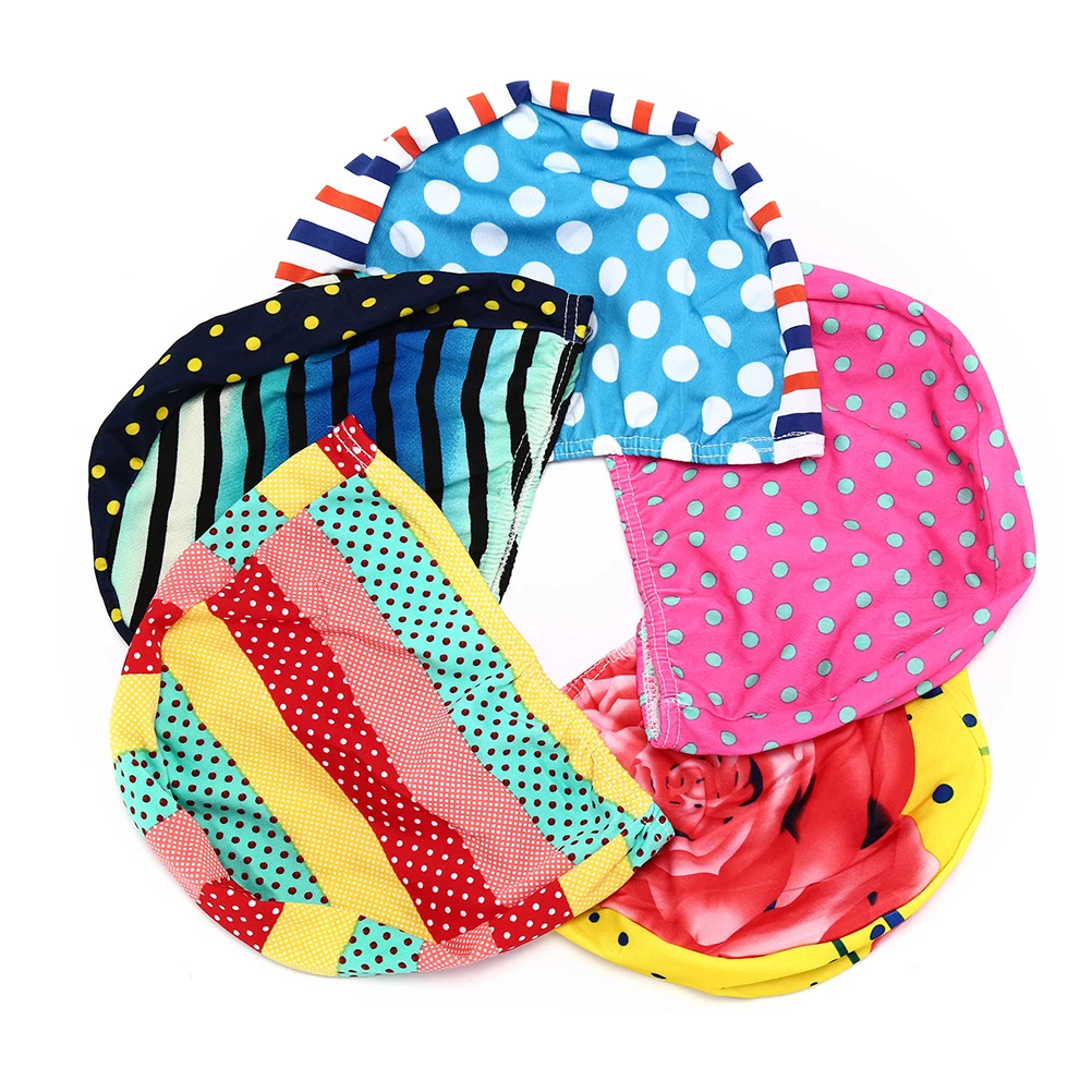 2018 1PCS Adult Elastic Swimming Caps Protect Ears Long Hair Soft Bathing Hat Summer Beach Swim Cap Random send