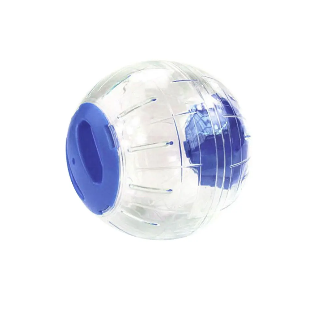 Hamster Running Ball Crystal Ball Pet Toys Mouse Small Animals Lovely Hamster Play Ball PP Interesting - Цвет: Blue