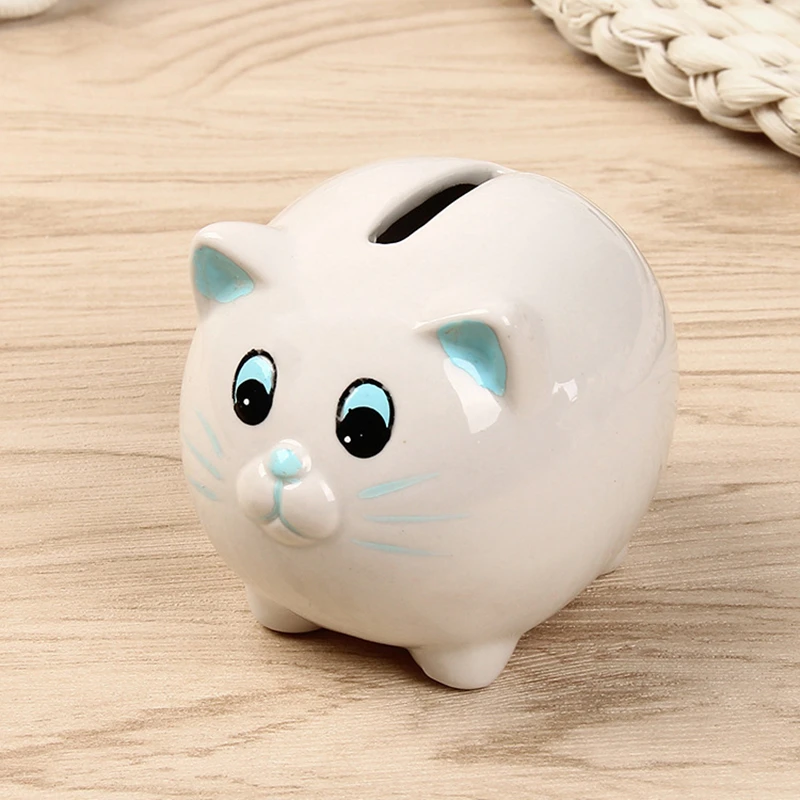 5Pcs/Lot New Classic Creative Wedding Favors Party Back Gifts for Guests Lovely Cat Piggy Bank Decorations Hot Selling | Дом и сад