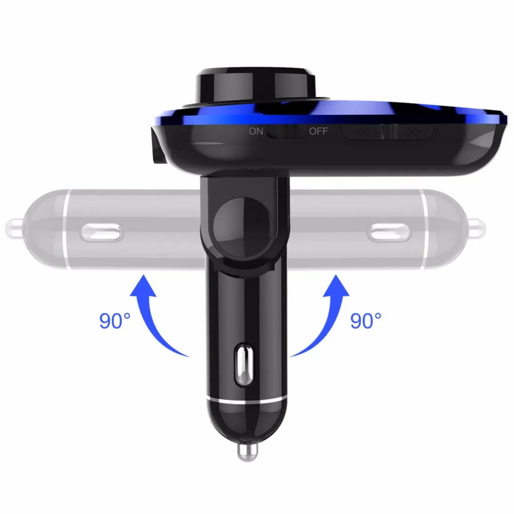 Wireless Bluetooth FM Transmitter FM Modulator MP3 Player Car Kit With USB Car Charger Support TF Card U Disk Handsfree Calling