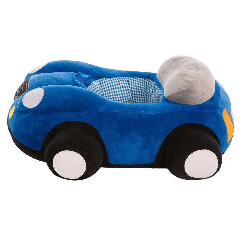 Новый милый автомобиль детское сиденье диван мультфильм младенческой обучения сидеть стул Плюшевые игрушечные автомобили кожи детский