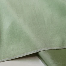 Вечернее платье ткань slub натуральный шелк dupion Ткань пряжа окрашенная светильник армейский зеленый 100 см* 114 см