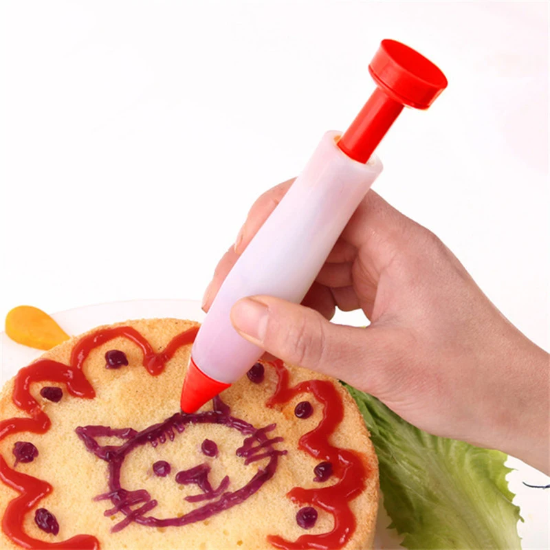 

1PC Dessert Decorator Pen Pastry Icing Chocolate Cake Decorating Tools Cupcake Biscuit Bakeware Drawing Dropshipping