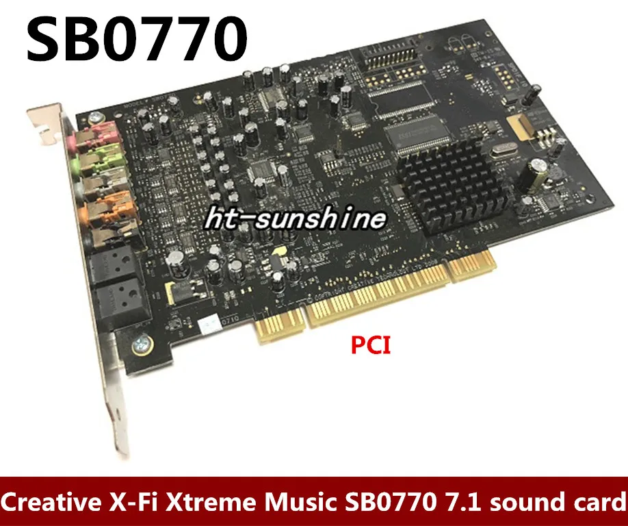Оригинальная разборка для креативной X Fi Xtreme Music SB0770 7 1 Звуковая карта волоконная