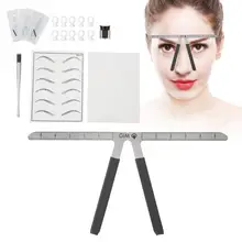 Полуперманентный микроблейдинг бровей, тату, инструмент для макияжа, перо, лезвие иголка для пигмента, Набор чашек, набор для бровей, губ, макияжа тела