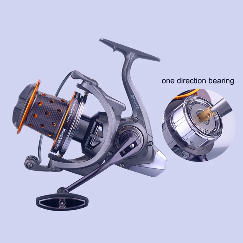 Sea Fishing Reel Spinning 6+1BB spinning reel 10000 Metal spool casting Surfcasting reel carp fishing distant wheel YUYU