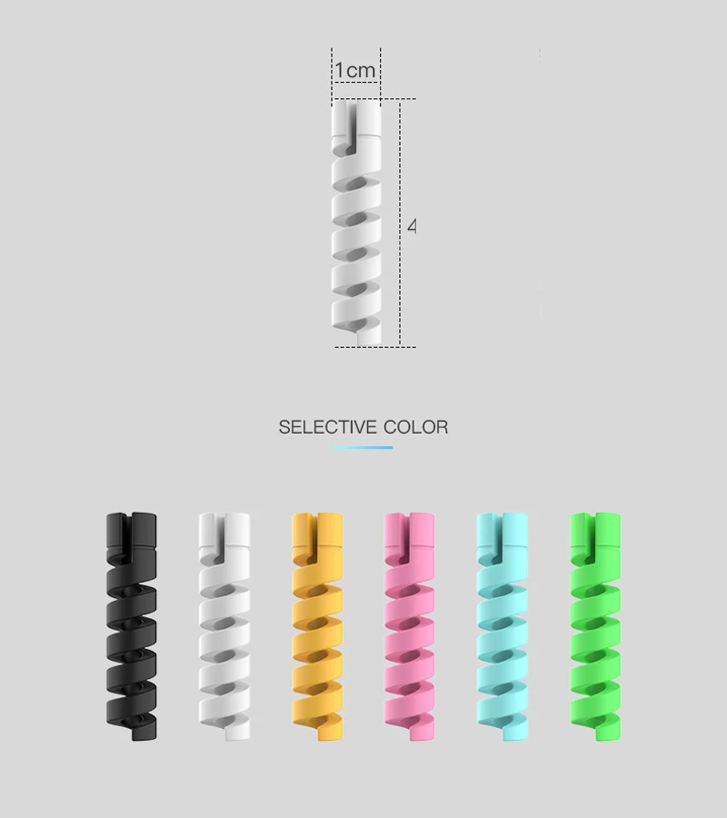 10 шт. кабель протектор катушки намотки данных линии чехол Веревка Защита пружина шпагат для IPhone Android USB наушники крышка Настольный набор