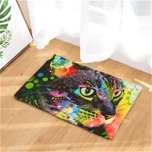 CAMMITEVER мягкий меховой коврик пол масляная живопись кошка Коврик Гостиная детские коврики и ковры спальня товары для дома Tapete украшения