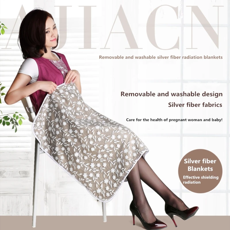 

New Arrivals electromagnetic radiation protection 100% Silver fiber blanket EMF shielding Pregnant women apply quilt